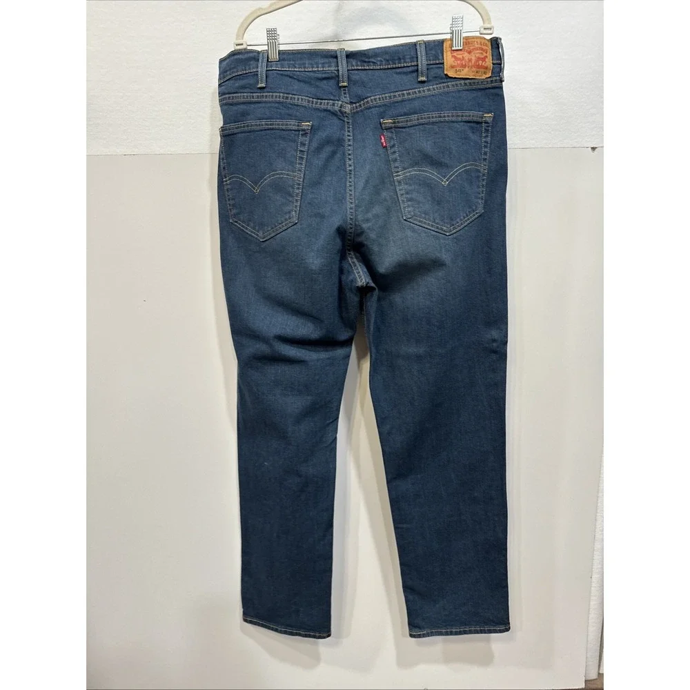 Levi's 541 Mens Jeans‎ Athletic Taper Stretch Wash Denim Size 40x32 S40196
